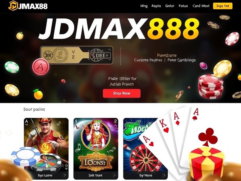 Welcome to the official JDMax88 website – your gateway to thrilling online casino games, sports betting, and exclusive bonuses. Join now for a secure and exciting gambling experience.